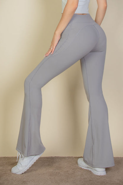 High Waist Flare Leggings - Capella Apparel