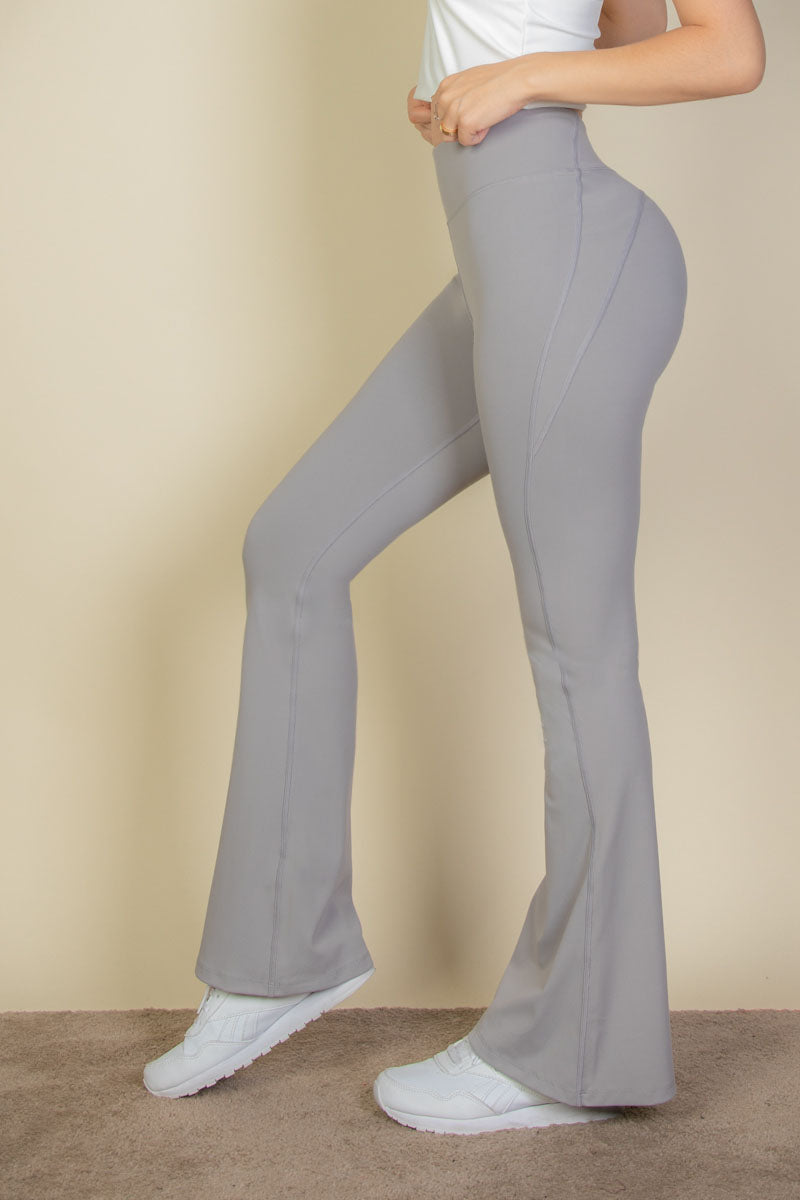 High Waist Flare Leggings - Capella Apparel