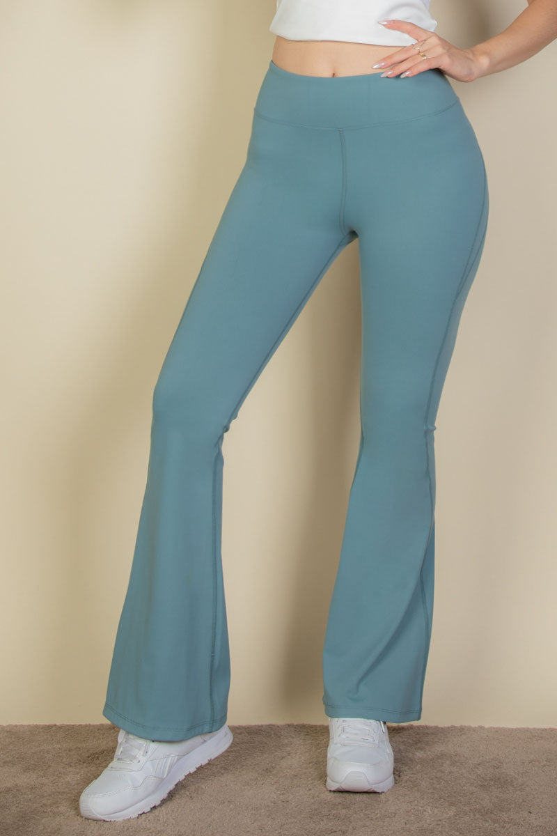 High Waist Flare Leggings - Capella Apparel