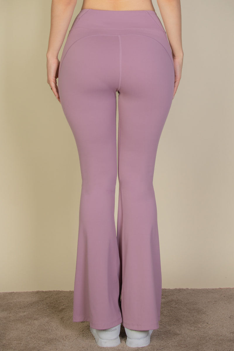 High Waist Flare Leggings - Capella Apparel