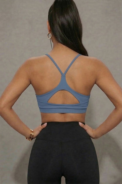 Sujetador deportivo con espalda cruzada