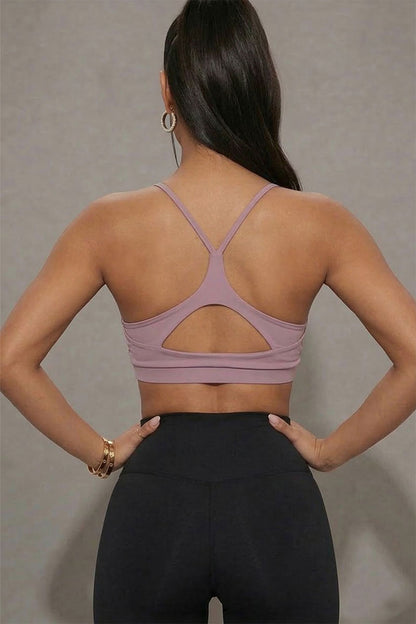 Sujetador deportivo con espalda cruzada