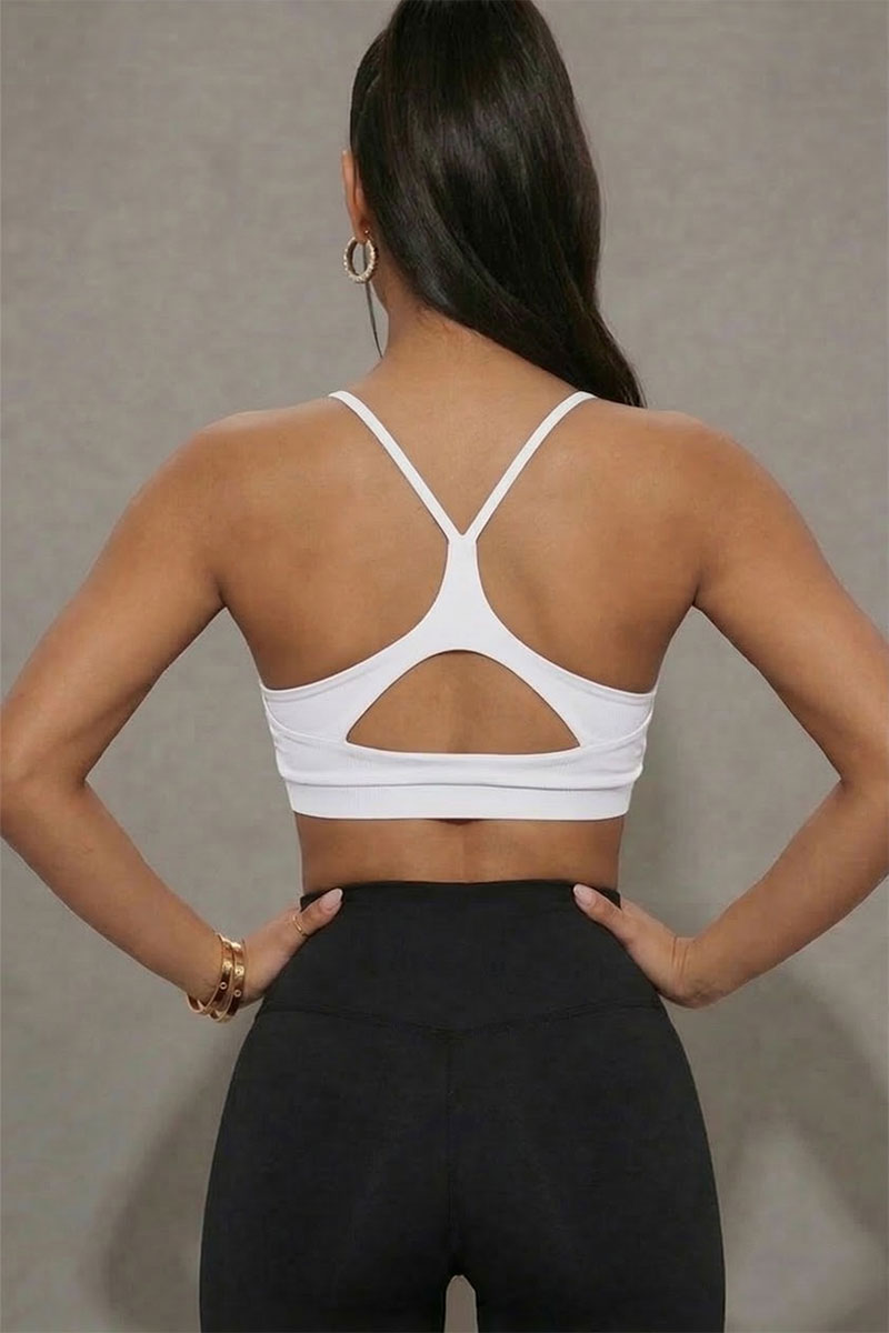 Sujetador deportivo con espalda cruzada