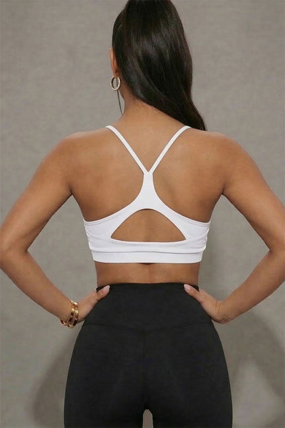 Sujetador deportivo con espalda cruzada