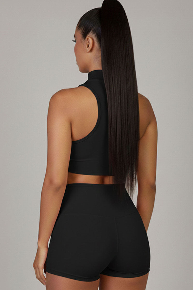 High Neck Sleeveless Top