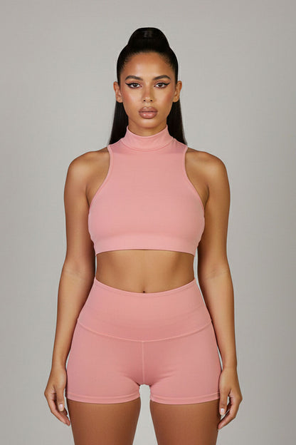 High Neck Sleeveless Top