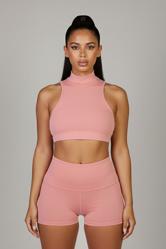 High Neck Sleeveless Top