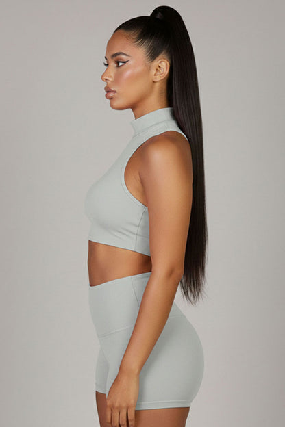 High Neck Sleeveless Top