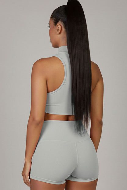 High Neck Sleeveless Top