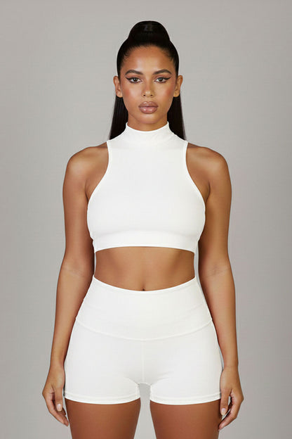 High Neck Sleeveless Top