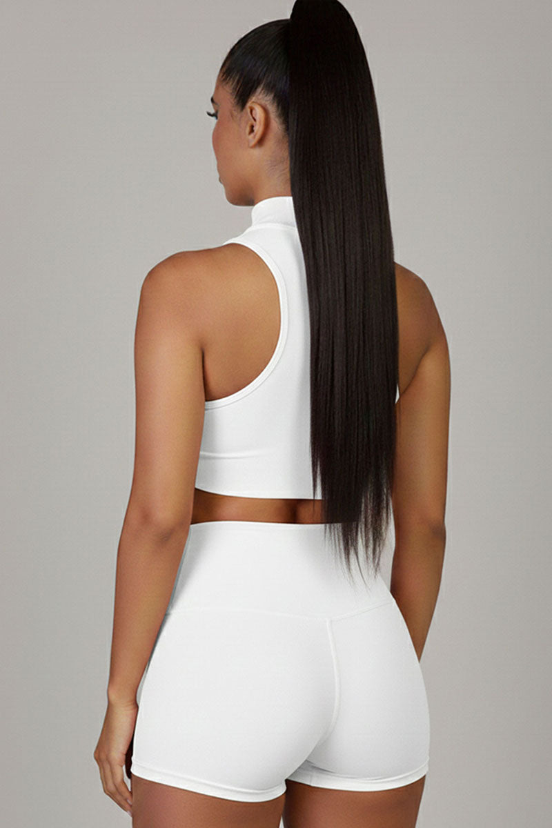 High Neck Sleeveless Top