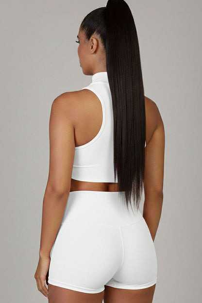 High Neck Sleeveless Top