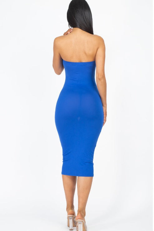 Tube Bodycon Midi Dress - Wholesale Capella Apparel