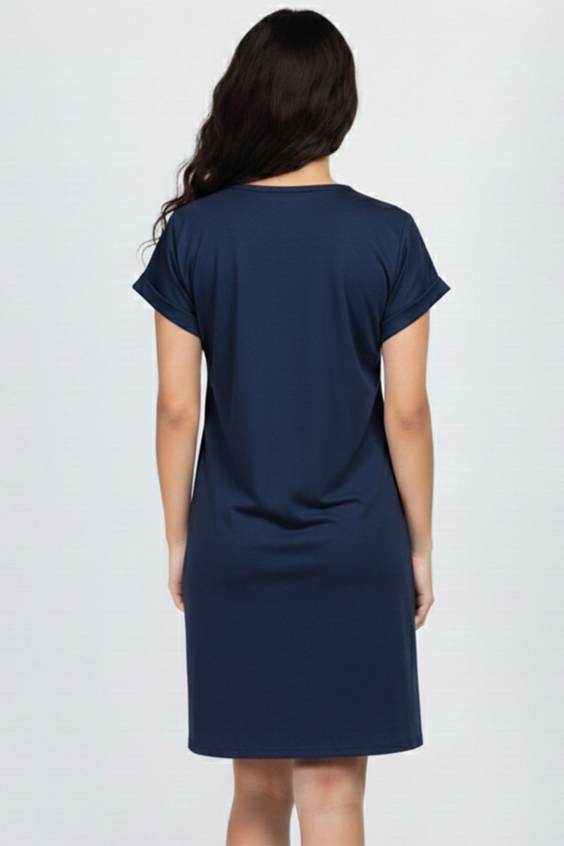 Cap Sleeve Pocket Mini Dress (capella)