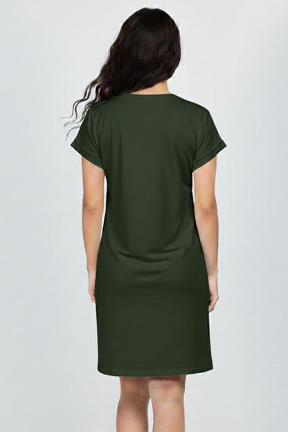 Cap Sleeve Pocket Mini Dress (capella)