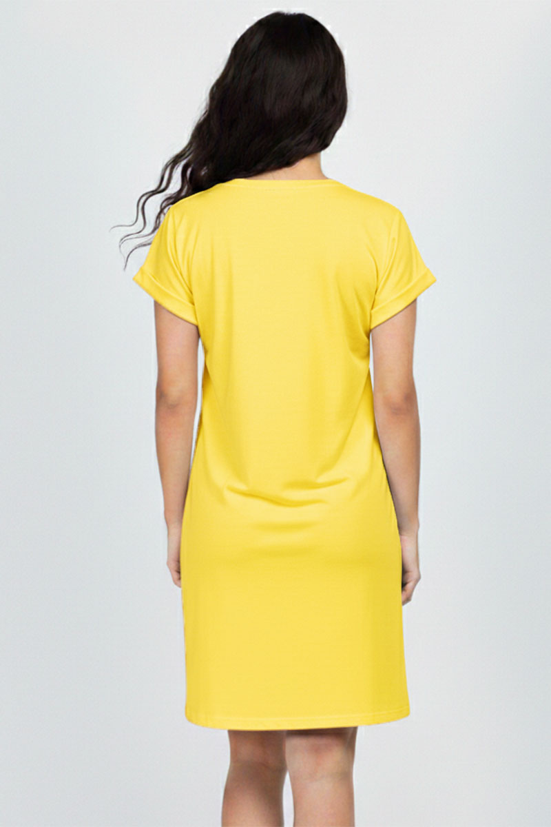 Cap Sleeve Pocket Mini Dress (capella)