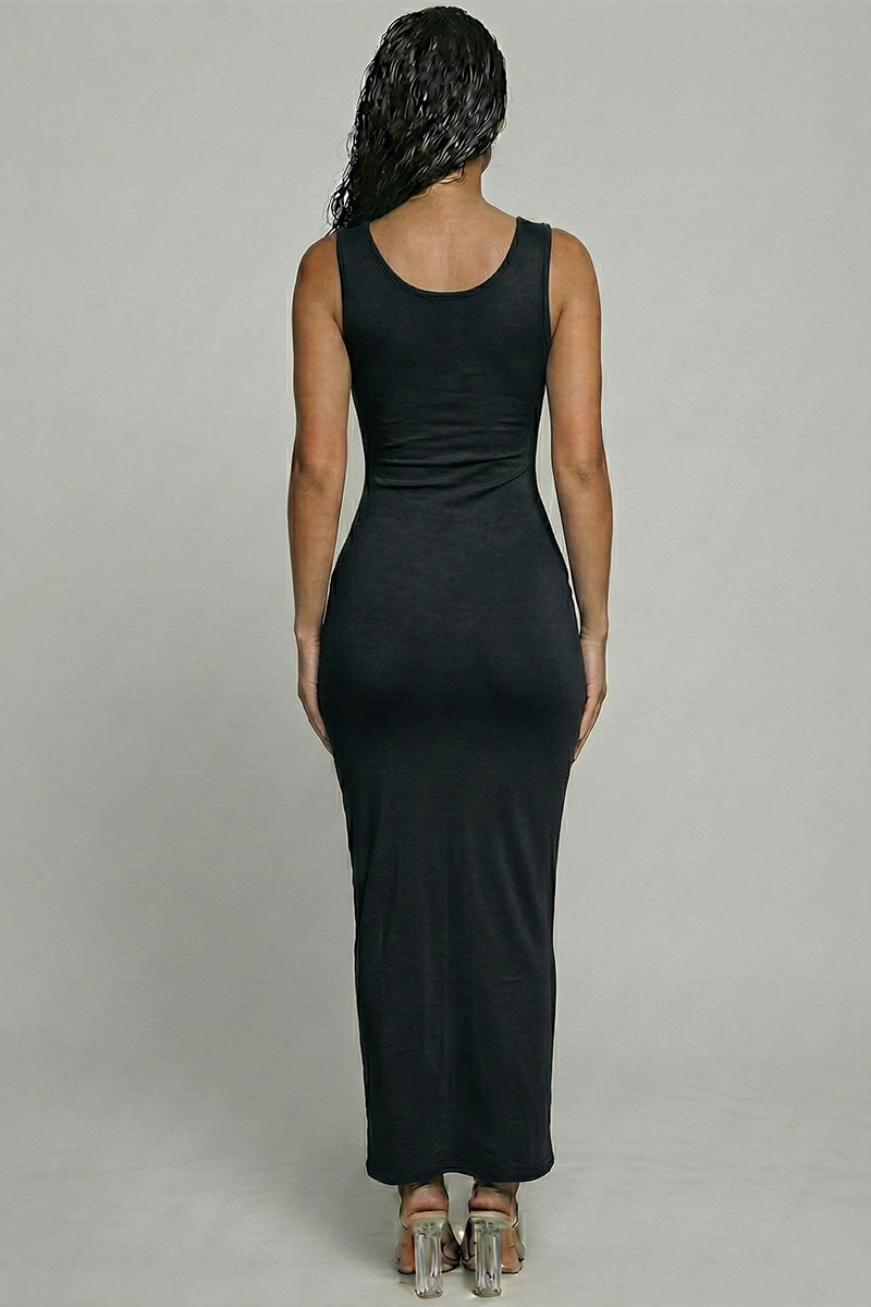Solid Basic Maxi Dress