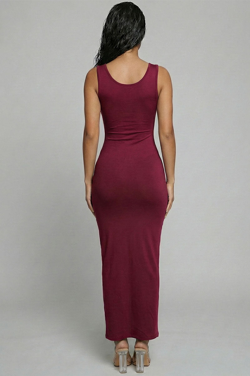 Solid Basic Maxi Dress