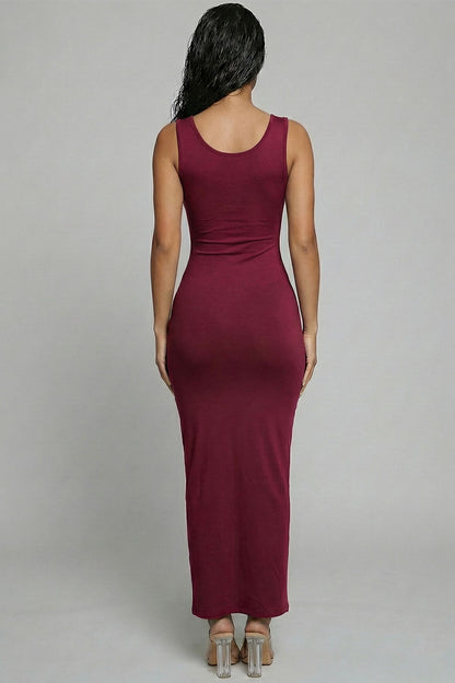 Solid Basic Maxi Dress