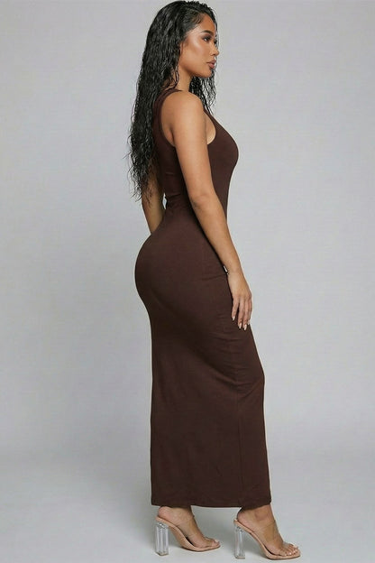 Solid Basic Maxi Dress