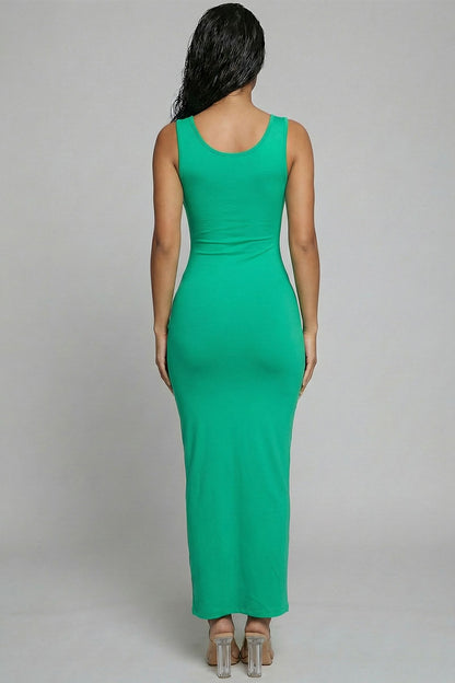 Solid Basic Maxi Dress