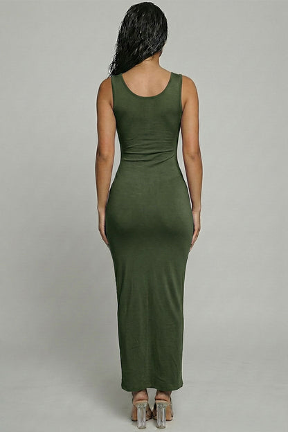 Solid Basic Maxi Dress