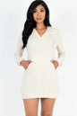 French Terry Hoodie Mini Dress - Capella Apparel