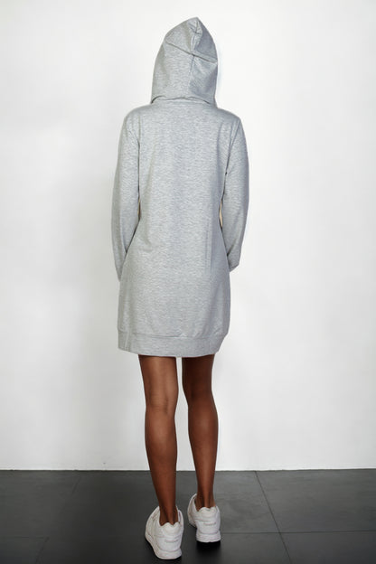 French Terry Hoodie Mini Dress - Capella Apparel