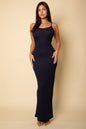 Ribbed Mermaid Hem Camisole Maxi Dress (CAPELLA)