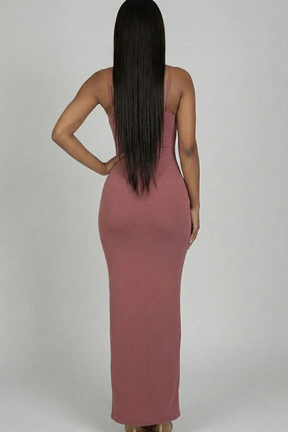 Ribbed Mermaid Hem Camisole Maxi Dress (CAPELLA)