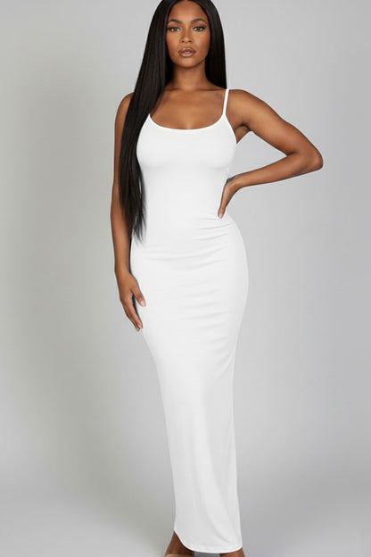 Ribbed Mermaid Hem Camisole Maxi Dress (CAPELLA)