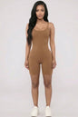 Ribbed Bodycon Romper