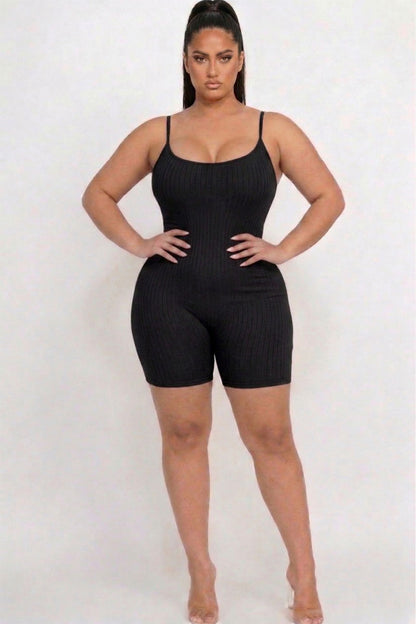 Pelele ajustado de canalé Plus