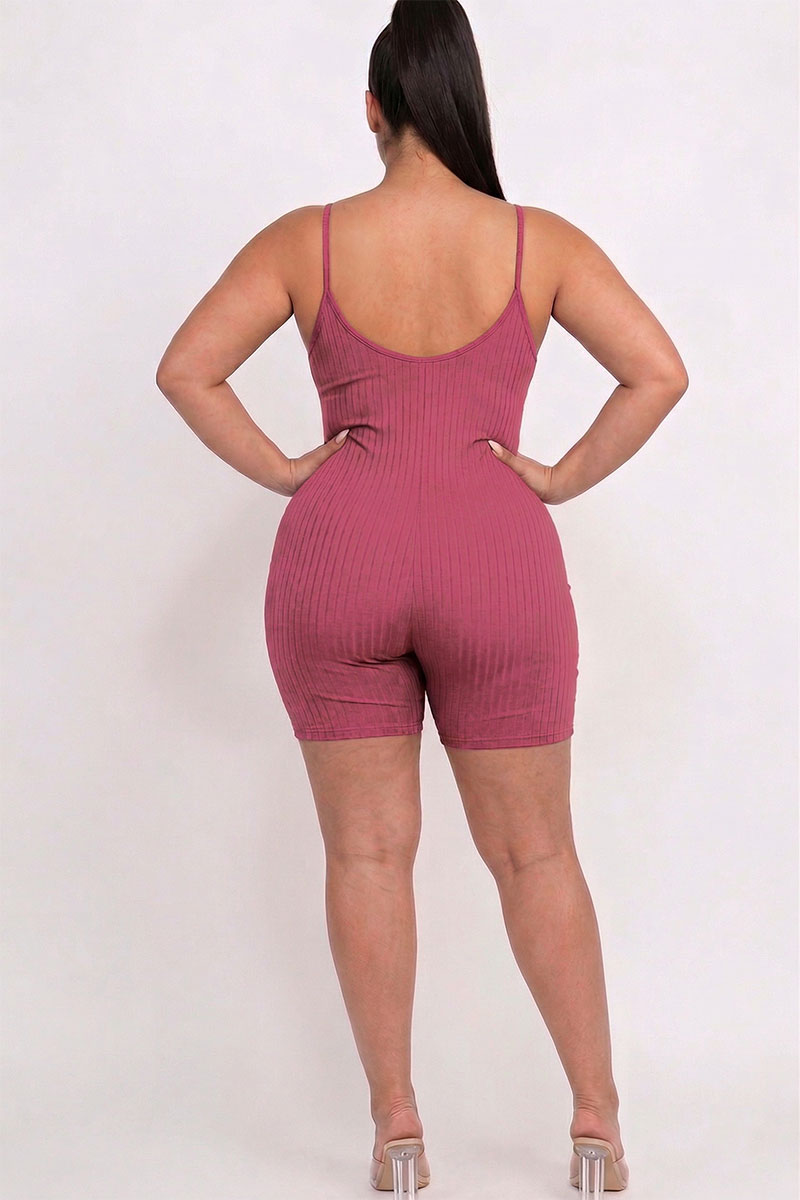 Pelele ajustado de canalé Plus