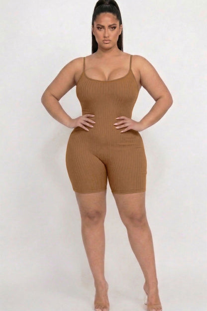 Pelele ajustado de canalé Plus