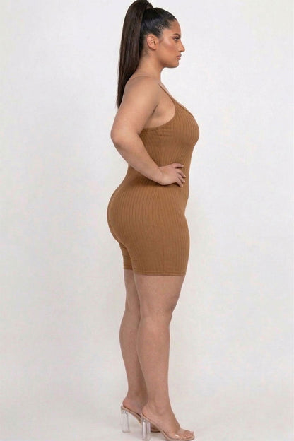 Pelele ajustado de canalé Plus