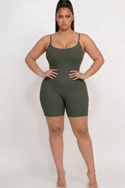 Pelele ajustado de canalé Plus