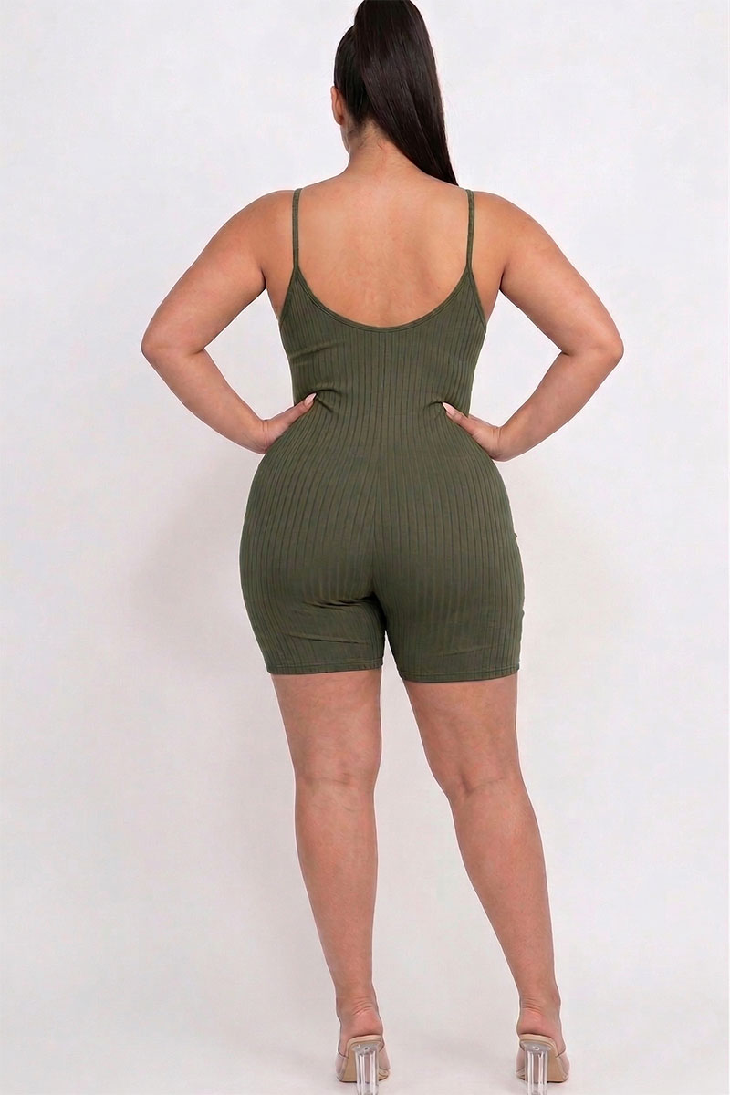 Pelele ajustado de canalé Plus