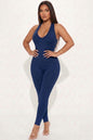Racer Back Bodycon Jumpsuit (CAPELLA)