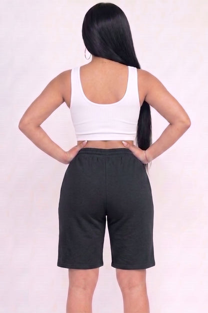 French Terry Bermuda Shorts