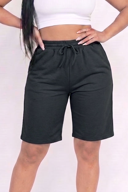 French Terry Bermuda Shorts