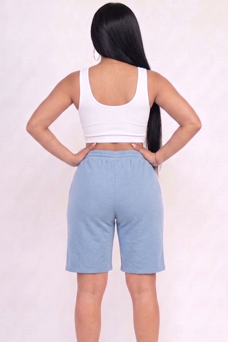 French Terry Bermuda Shorts