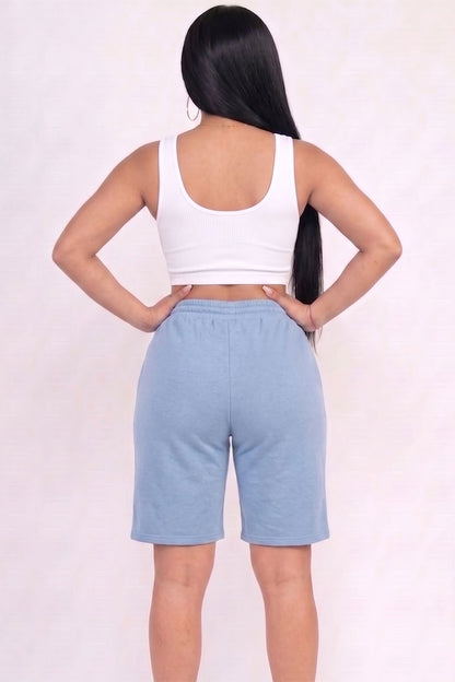 French Terry Bermuda Shorts