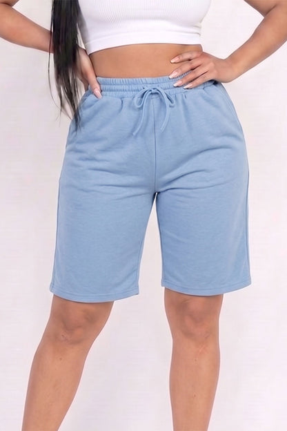 French Terry Bermuda Shorts
