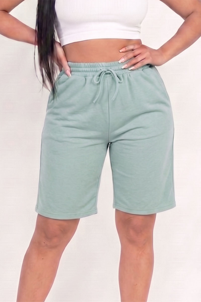 French Terry Bermuda Shorts