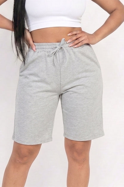 French Terry Bermuda Shorts