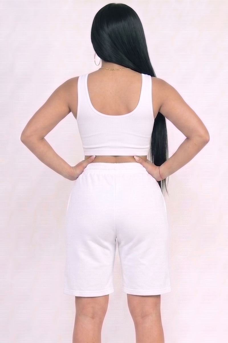 French Terry Bermuda Shorts