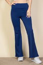 Contrast Side Stripe Flare Pants - Capella Apparel