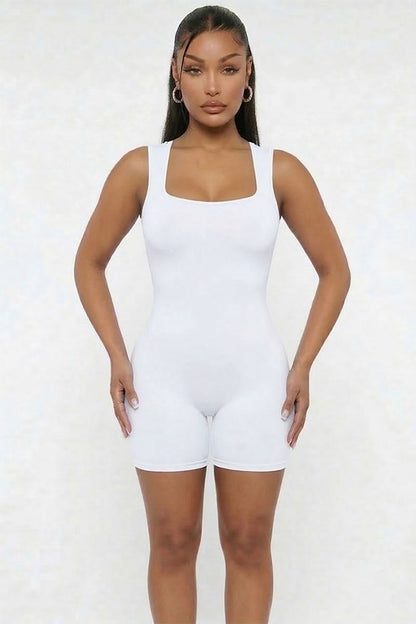 Mameluco ajustado sin mangas