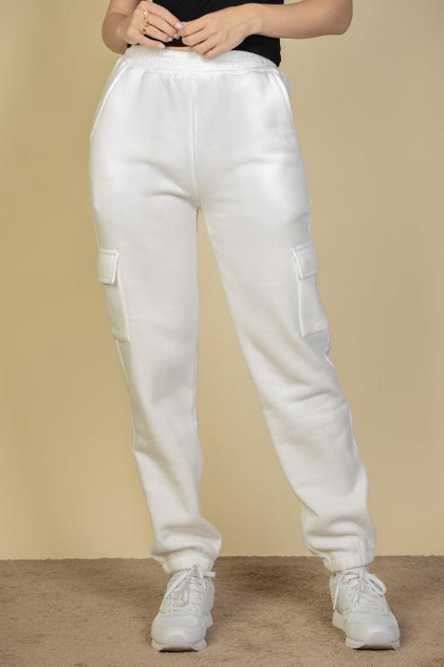 Side Pocket Drawstring Waist Sweatpants - Capella Apparel